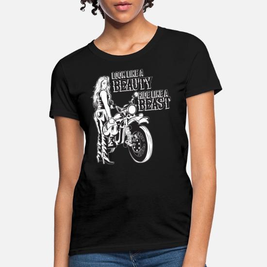 biker chick t shirt